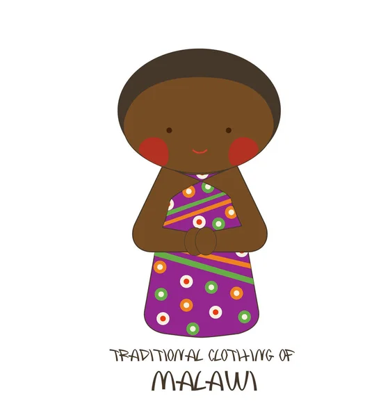 Traditional Clothing Africa Malawi Vector Graphics