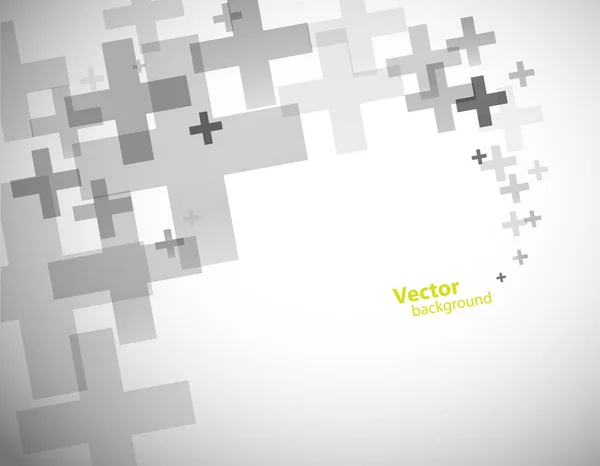 Abstraktní pozadí vytvořené pomocí znaménko plus. — Stockový vektor