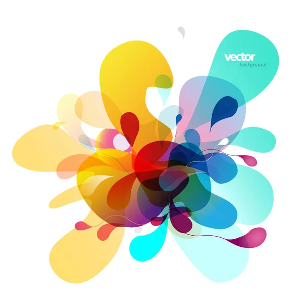 Abstraktní barevné pozadí s kruhy. — Stockový vektor