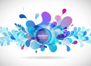 Soyut renkli çiçek arka plan.