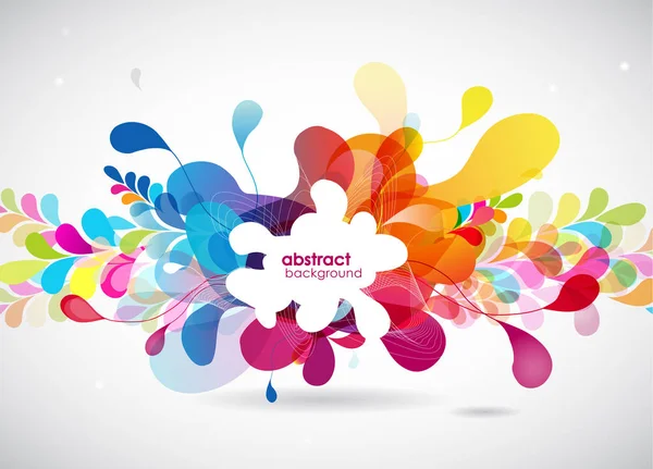 Çemberli soyut renkli çiçek arkaplanı.