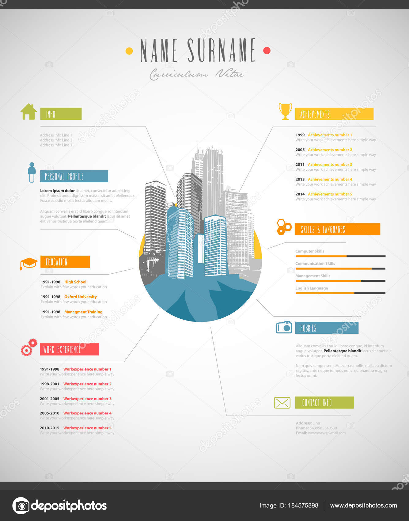 plantillas para hacer un curriculum creativo plantilla de