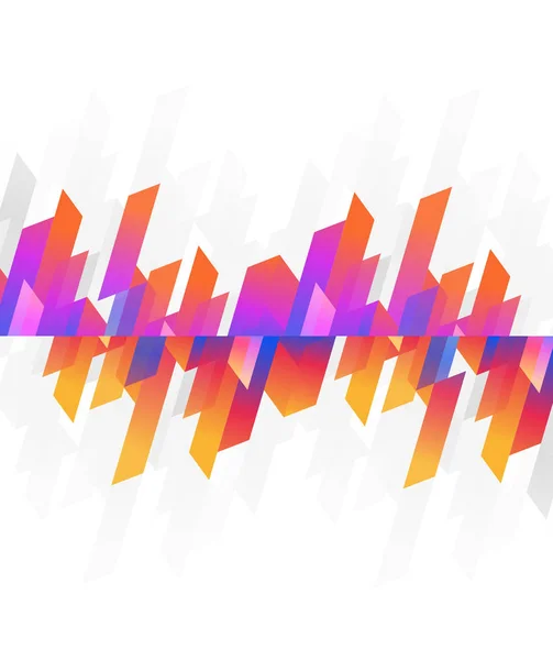 Fondo abstracto con rayas de colores. — Vector de stock
