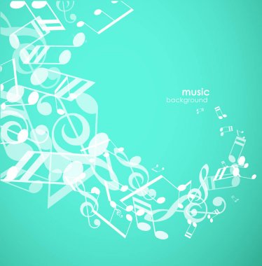 tunes ile arka plan. 