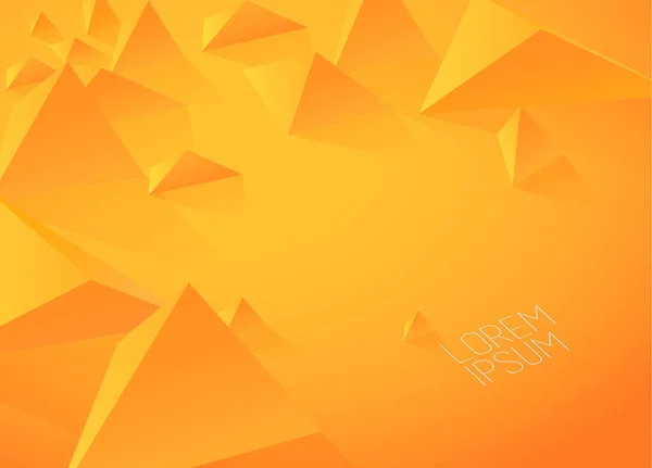 Fond coloré abstrait avec triangles polygonaux et ombre — Image vectorielle