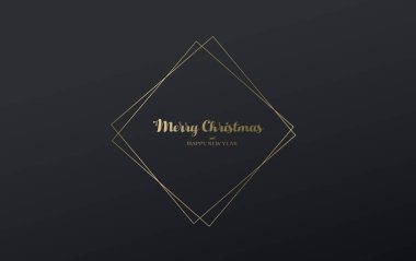 Çizgi sanatı ile karanlık Noel vektör arkaplanı.