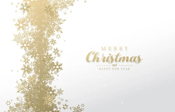 Have a Merry Christmas vector illustration with many snowflakes Royalty Free Stock Illustrations