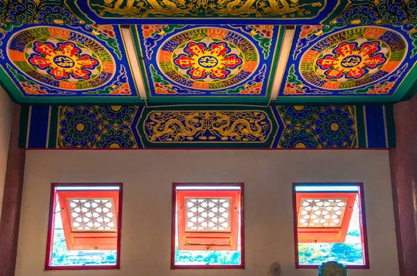 Interieur van chinese tempel — Stockfoto