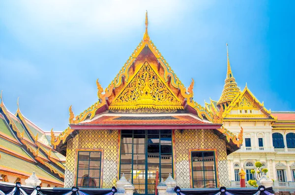 Wat Phra Kaew, ναός του Σμαραγδένιου Βούδα στο Royal Grand Palac — Φωτογραφία Αρχείου