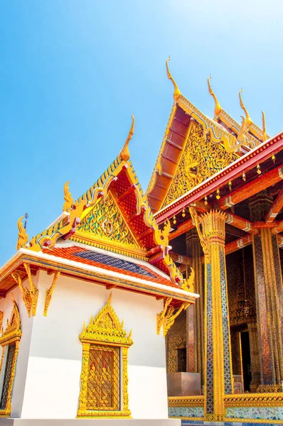 Wat Phra Kaew, Rozciągacz Szmaragdowej Buddy w Royal Grand Palac — Zdjęcie stockowe