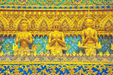 Melek ve Garuda heykel Tay desen, Grand palace ile bir