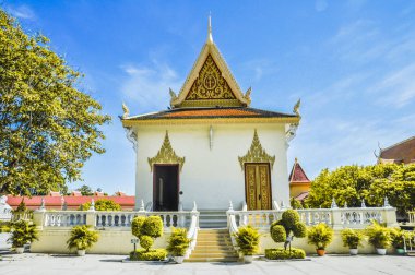 Phnom Penh turistik cazibe ve ünlüsü landmark - Royal Palac
