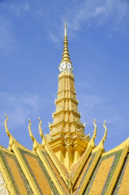 Phnom Penh turistik cazibe ve ünlüsü landmark - Royal Palac