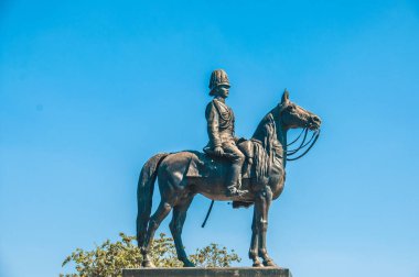 Kral Chulalongkorn (Rama V) Bangkok atlı heykeli,