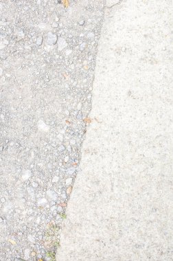 White Mortar road With Cracked Between rock stone Texture Backgr