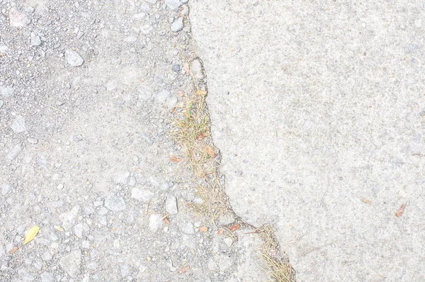 White Mortar road With Cracked Between rock stone Texture Backgr — Stock Photo, Image