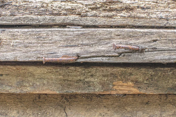 Holzplanken. Frontansicht mit leeren. — Stockfoto