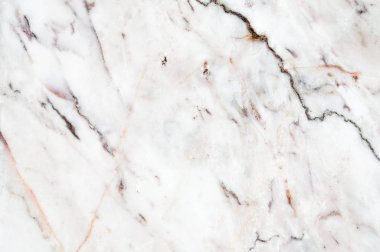 Arka plan için doğal desenli beyaz mermer dokusu.
