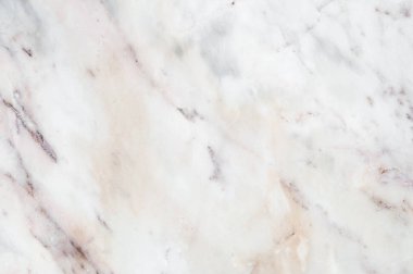 Arka plan için doğal desenli beyaz mermer dokusu.