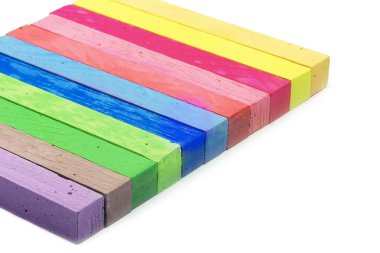 Grup renkli tebeşir