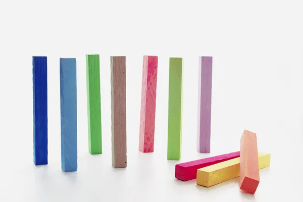 Group colorful chalk — Stock Photo, Image