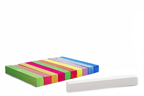 Group colorful chalk — Stock Photo, Image