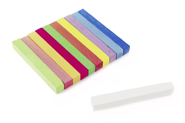 Group colorful chalk — Stock Photo, Image