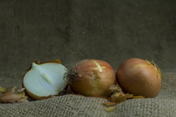 View of three onion — Stock Photo, Image