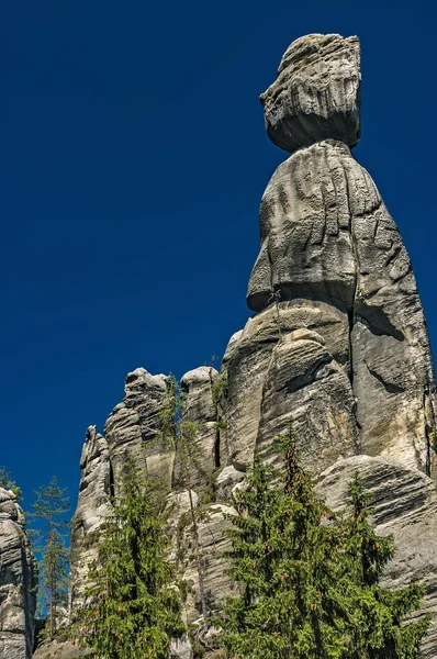 Adrspach-Teplice Rocks, Repubblica Ceca — Foto Stock