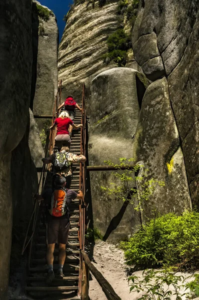 Adrspach-Teplice Rocks, Repubblica Ceca — Foto Stock