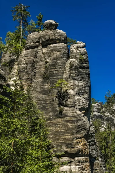 Adrspach-Teplice Rocks, Cseh Köztársaság — Stock Fotó