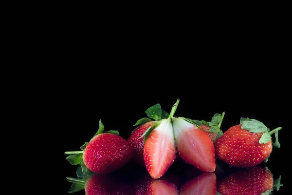 集团的草莓 — 图库照片