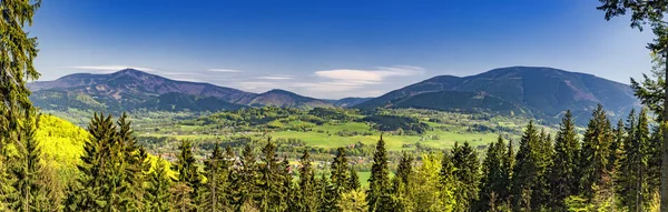  Mountains in Beskydy /panorama/