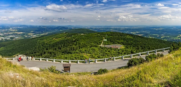 Panoramic view from the top Jested — Stock Photo, Image