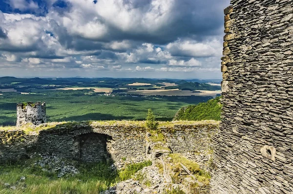 Paisaje desde el Castillo de Bezdez —  Fotos de Stock