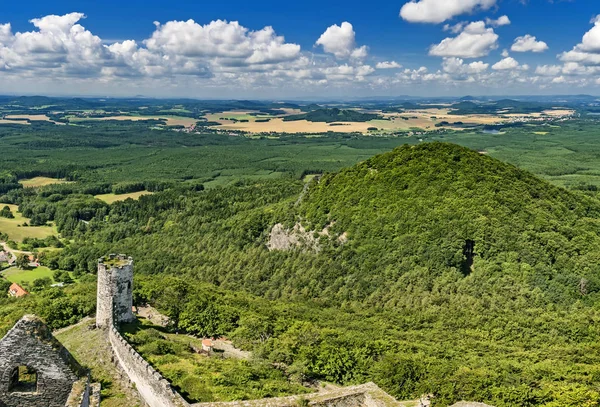 Landscape from Bezdez Castle — Stock Photo, Image