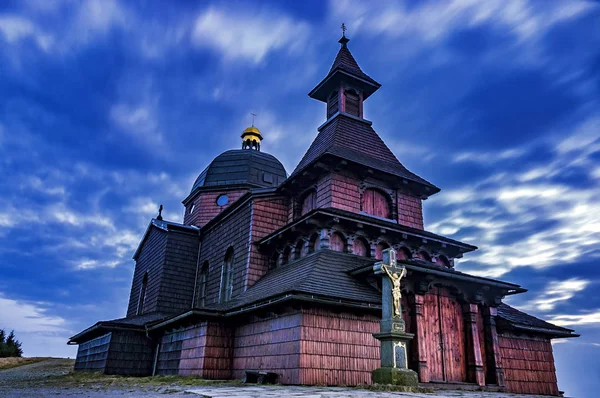 Igreja em Radhost — Fotografia de Stock