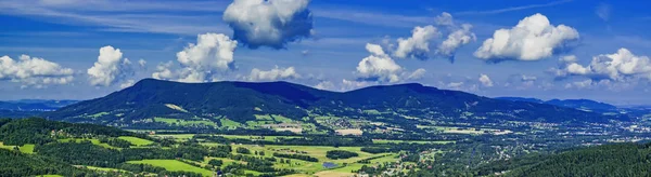 Panorama Beskydy berg — Stockfoto