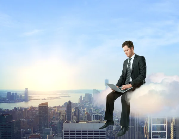 Cloud computing-concept — Stockfoto