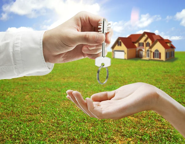 Nieruchomości i koncepcja kredyt hipoteczny — Zdjęcie stockowe