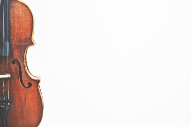 Keman mockup arka plan üzerinde 