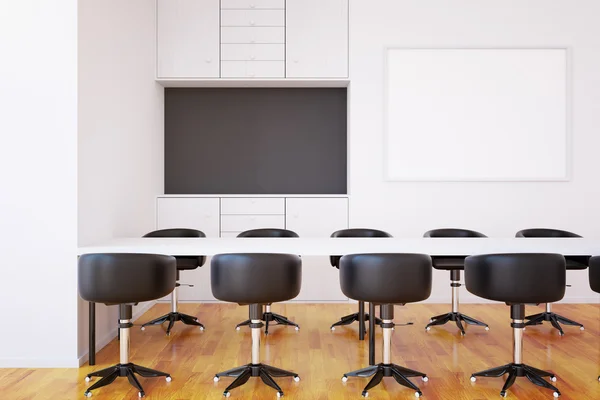 Kamer met tafel en frame — Stockfoto