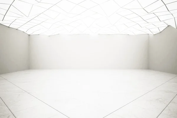 Abstract interieur met blanco muur — Stockfoto