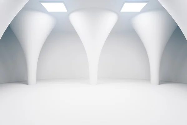 Abstrait intérieur blanc — Photo