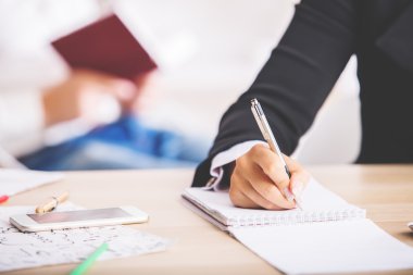 Not Defteri'nde yazma işkadını