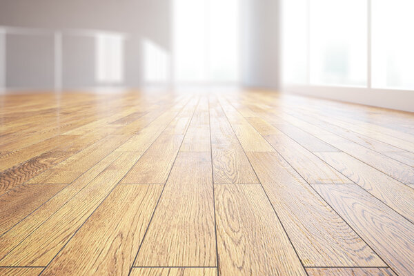 Primer plano piso de madera claro — Foto de Stock