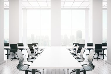 Beyaz konferans salonu