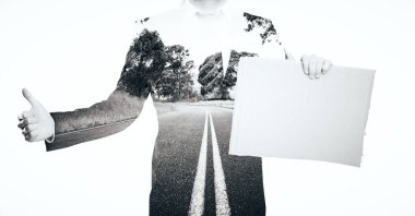 işadamı posteri ile