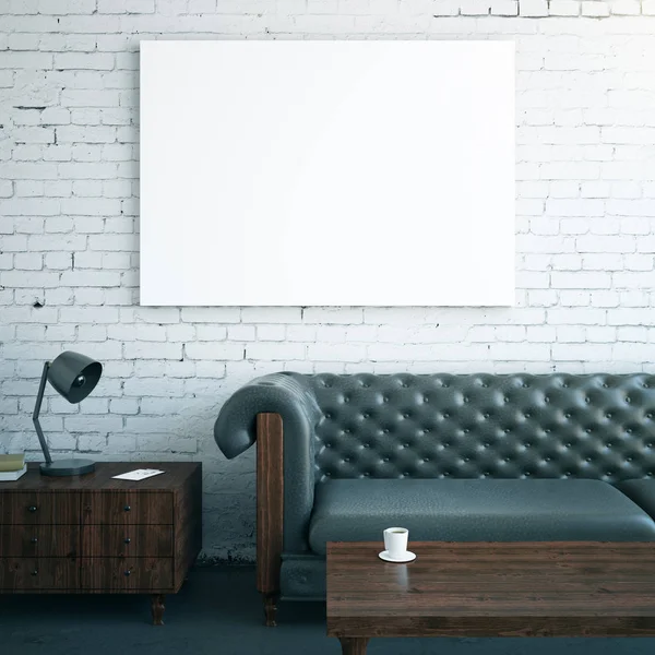 Interieur met whiteboard en meubels — Stockfoto