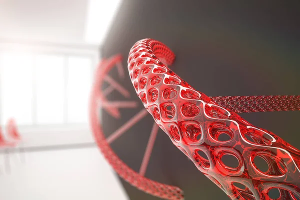 Closeup molekuly DNA — Stock fotografie